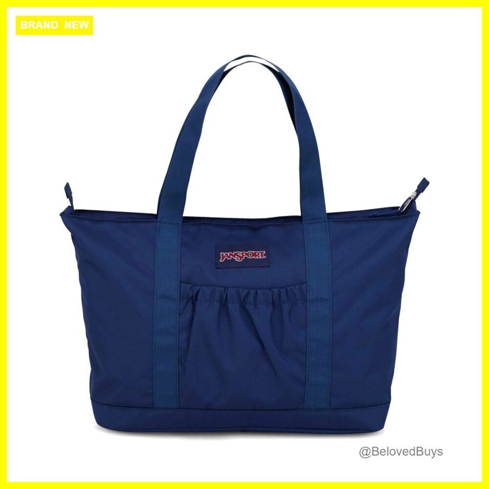 Spacious 28L Tote Bag with Zipper Closure and Padded Bottom